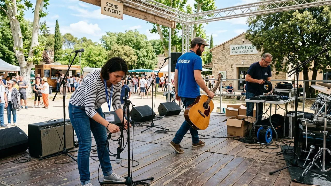 Coordination logistique bénévole pour les concerts